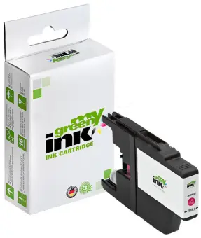 Kompatibel zu Brother LC1220M LC1240M Magenta ca. 600 Seiten, (My Green Toner) 