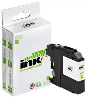 Kompatibel zu Brother LC123Y Gelb ca. 600 Seiten, (My Green) 