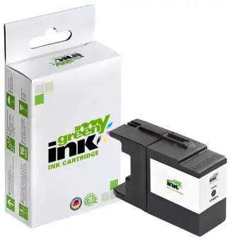Alternativ Tintenpatrone für Brother LC1280BK Schwarz ca. 2.400 Seiten  (My Green Toner) 