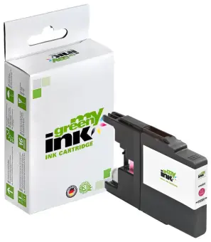 Kompatibel zu Brother LC1280M Magenta ca. 1.200 Seiten, (My Green) 