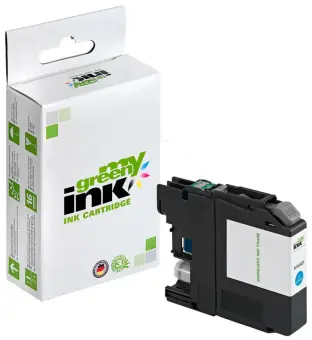 Kompatibel zu Brother LC225XLC Cyan ca. 1.200 Seiten, (My Green) 