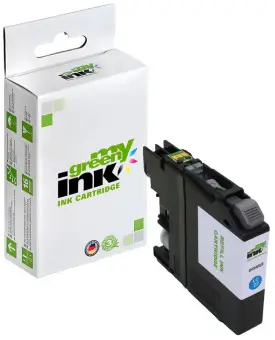 Alternativ Tintenpatrone für Brother LC22EEC Cyan ca. 1.200 Seiten  (My Green Toner) 