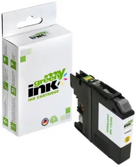 Kompatibel zu Brother LC22EY Gelb ca. 1.200 Seiten, (My Green) 