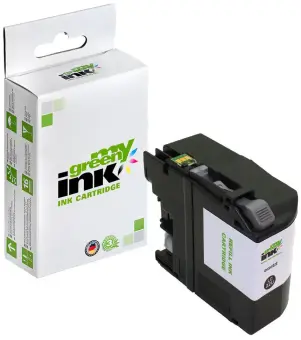 Alternativ Tintenpatrone für Brother LC22UBK Schwarz ca. 2.400 Seiten  (My Green Toner) 