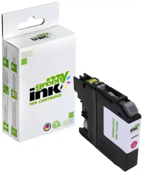 Alternativ Tintenpatrone für Brother LC22UM Magenta ca. 1.200 Seiten  (My Green Toner) 