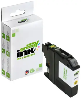 Kompatibel zu Brother LC22UY Gelb ca. 1.200 Seiten, (My Green Toner) 