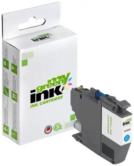 Alternativ Tintenpatrone für Brother LC3217C Cyan ca. 550 Seiten  (My Green Toner) 