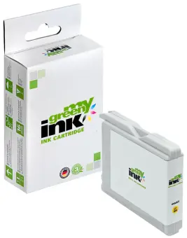 Alternativ Tintenpatrone für Brother LC970Y LC1000Y Yellow ca. 900 Seiten  (My Green Toner) 