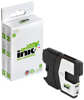 Kompatibel zu Brother LC980BK LC1100BK Schwarz ca. 700 Seiten, (My Green) 