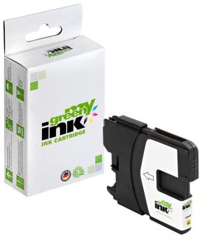 My Green Toner Tintenpatrone für Brother LC980Y LC1100Y Yellow ca. 700 Seiten 