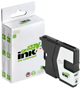 Kompatibel zu Brother LC985BK Schwarz ca. 800 Seiten, (My Green) 