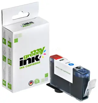 Kompatibel zu Canon BCI3C BCI6C Cyan ca. 280 Seiten, (My Green) 