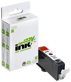 My Green Toner Tintenpatrone für Canon CLI-521BK Schwarz ca. 1.250 Seiten 