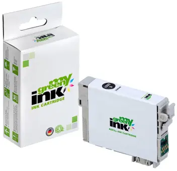 Kompatibel zu Epson T0801 C13T08014010 Schwarz ca. 330 Seiten, (My Green) 