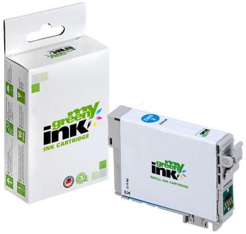 My Green Toner Druckerpatrone für Epson T0802 C13T08024010 Cyan ca. 435 Seiten, 