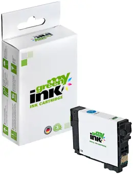 Alternativ Tintenpatrone für Epson C13T27124010 27XL Cyan ca. 1.100 Seiten  (My Green Toner) 