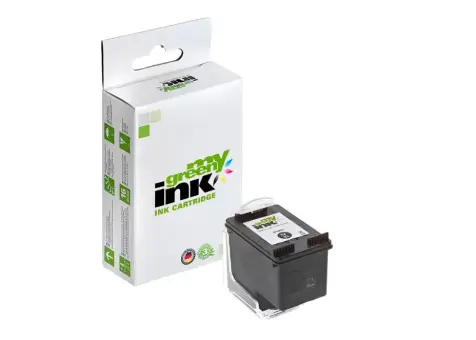 Kompatibel zu HP62XL C2P05AE Schwarz ca. 600 Seiten, Neuer Chip (My Green) 