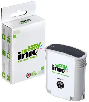 Alternativ Tintenpatrone für HP C4906AE No. HP940XL Schwarz ca. 2.200 Seiten  (My Green Toner) 