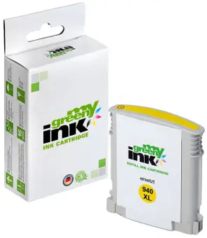 Alternativ Tintenpatrone für HP C4909AE No. HP940XL Yellow ca. 1.400 Seiten  (My Green Toner) 