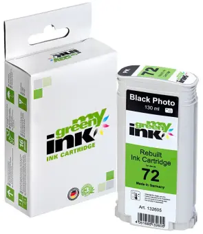 Kompatibel zu HP72 C9370A Schwarz 130 ml Foto (My Green) 