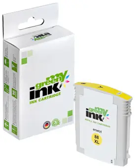 Kompatibel zu HP88XL C9393A Gelb ca. 1.540 Seiten, (My Green) 