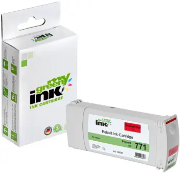 Alternativ Tintenpatrone für HP CE038A No. HP771 Red ca. 775 ml   (My Green Toner) 