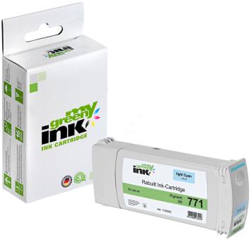 My Green Toner Tintenpatrone für HP CE042A No. HP771 Cyan ca. 775 ml 