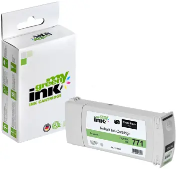 Alternativ Tintenpatrone für HP CE043A No. HP771 Schwarz 775 ml Photo  (My Green Toner) 