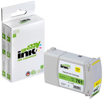 My Green Toner Tintenpatrone für HP CM992A No. Yellow HP761 400 ml 