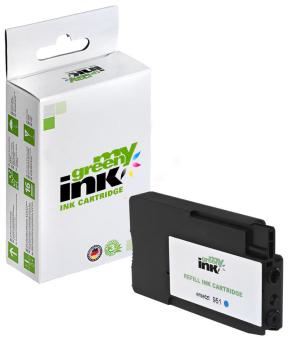 My Green Toner Tintenpatrone für HP CN046AE No. HP951XL Cyan ca. 1.500 Seiten 