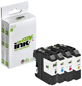 Kompatibel zu Brother LC223VAL 4 farben je ca. 5.50 Seiten, (My Green) 