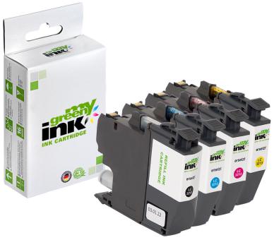 My Green Toner 4 Druckerpatronen für Brother LC3213VAL ca. 4 x 400 Seiten, 