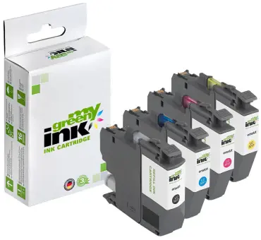 Kompatibel zu Brother LC3217VAL ca. DR farben je (My Green) 