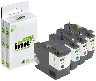 Kompatibel zu Brother LC3219XLVAL My DR KIT BK+ C+M+Y (My Green) 