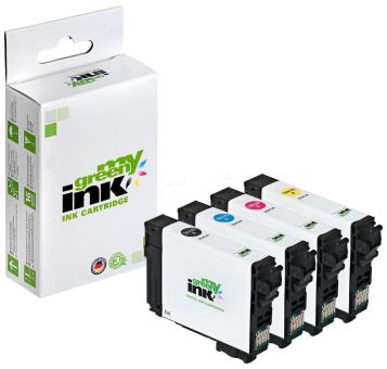 My Green Toner Tintenpatrone/n für Epson C13T18164010 18XL Green KIT(BK+ C+M+Y) 
