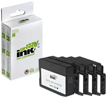 Kompatibel zu HP932XL HP933XL C2P42AE  KITBK+ C+M+Y (My Green) 