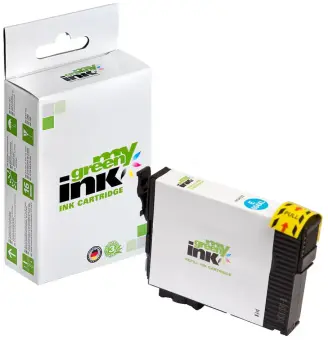 Alternativ Tintenpatrone für Epson 604XL 350 C13T10H24010 Cyan ca.  (My Green Toner) 