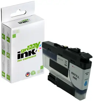 Kompatibel zu Brother LC3237C Cyan 1.500 Seiten, (My Green) 