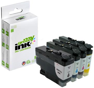 My Green Toner Druckerpatrone für Brother LC3239VAL Multipack BK+C+M+Y  ca. 1 x 6.000  ca. 5.000 Seiten, 