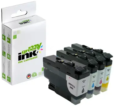 Alternativ Tintenpatrone für Brother LC-3239VAL Multipack BK+C+M+Y  ca. 1 x 6.000  ca. 5.000 Seiten  (My Green Toner) 