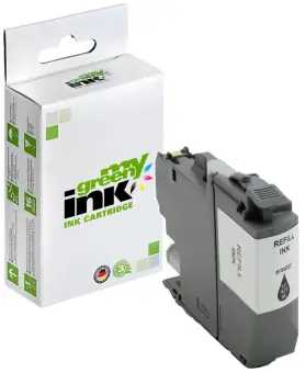 Kompatibel zu Brother LC421XLBK Schwarz ca. 500 Seiten, (My Green) 