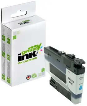 Alternativ Tintenpatrone für Brother LC-427C Cyan ca. 1.500 Seiten  (My Green Toner) 