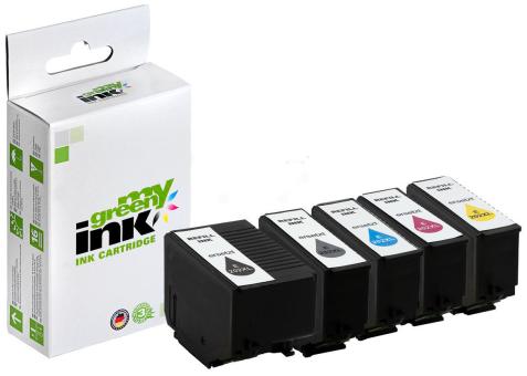 My Green Toner Tintenpatrone für Epson 202XL Multipack C13T02G74010 2xBK+C+M+Y 1x14, 4x9 ml 