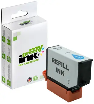 Alternativ Tintenpatrone für Epson 378 C13T37824010 Cyan  ca. 360 Seiten  (My Green Toner) 