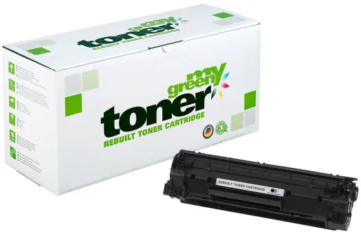 Alternativ Toner für Canon 728 3500B002 Schwarz ca. 2.100 Seiten   (My Green Toner) 