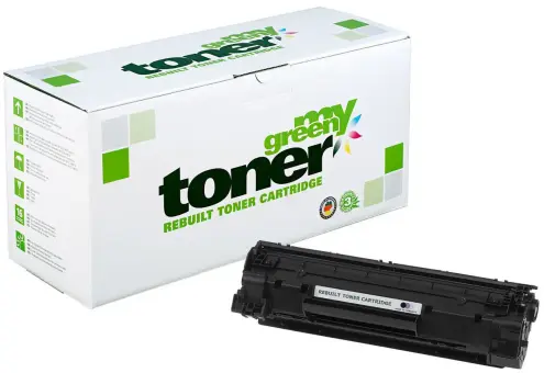 Kompatibel zu Canon 737 9435B002 Schwarz ca. 2.400 Seiten, (My Green Toner) 
