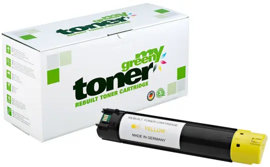Alternativ Toner für Dell 593-BBCL Yellow ca. 12.000 Seiten  (My Green Toner) 