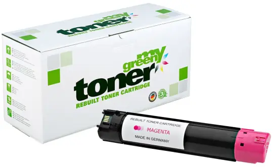 Alternativ Toner für Dell 593-BBCX Magenta ca. 12.000 Seiten  (My Green Toner) 