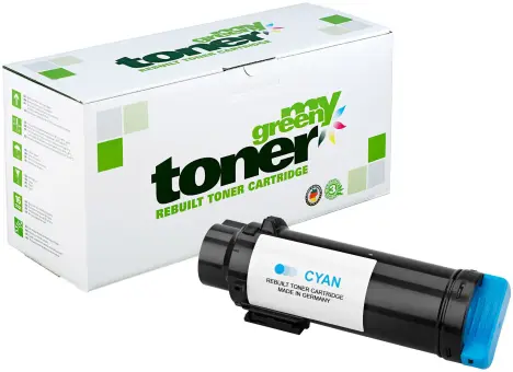 Alternativ Toner für Dell 593-BBSF Cyan ca. 4.000 Seiten  (My Green Toner) 