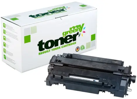 Kompatibel zu HP724 CE255A Schwarz ca. 6.000 Seiten, (My Green) 